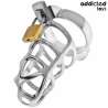 ADDICTED TOYS LOCKED SILVER LOCK JAULA PARA PENE DE METAL TALLA S