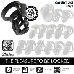 ADDICTED TOYS LOCKED GILDEN CAGE JAULA PARA PENE DE SILICONA 85 CM