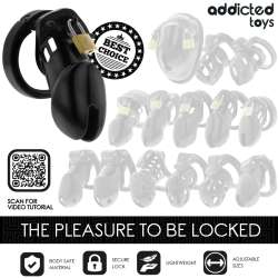 ADDICTED TOYS LOCKED OBSIDIAN HOLD JAULA PARA PENE TALLA M