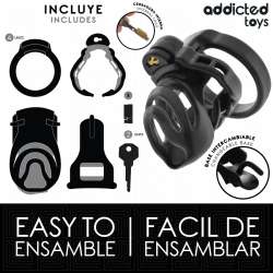 ADDICTED TOYS LOCKED ETERNAL LOCK JAULA PARA PENE 9 CM