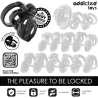 ADDICTED TOYS LOCKED ETERNAL LOCK JAULA PARA PENE 9 CM