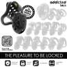 ADDICTED TOYS LOCKED CHAINED HOLLOW JAULA PARA PENE 105 CM