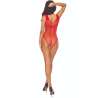 PASSION BS109 BOSYSTOCKING MARIPOSA ROJO