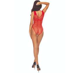 PASSION BS109 BOSYSTOCKING MARIPOSA ROJO
