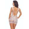 PASSION BS111 BODYSTOCKING ENCAJE BLANCO