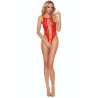 PASSION BS112 BODYSTOCKING ENCAJE ROJO