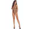 PASSION BS114 BODYSTOCKING REJILLA NEGRO