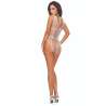 PASSION BS114 BODYSTOCKING REJILLA BLANCO