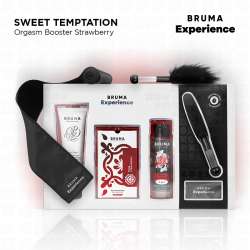 BRUMA XPERIENCE KIT TENTACIaN DULCE FRESA CON POTENCIADOR DE ORGASMOS