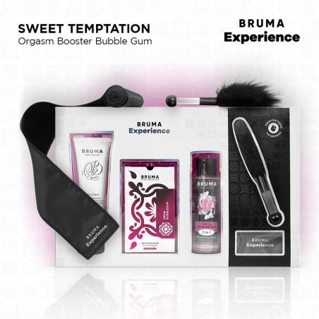 BRUMA XPERIENCE KIT TENTACIaN DULCE CHICLE CON POTENCIADOR DE ORGASMOS