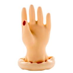 CONDOMERIE PRESERVATIVO DECORATIVO PINTADO A MANO PALMA DE LA MANO MODELO 1