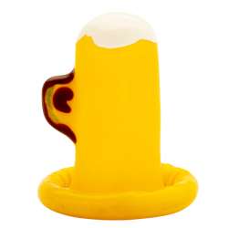 CONDOMERIE PRESERVATIVO DECORATIVO PINTADO A MANO VASO DE CERVEZA