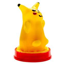 CONDOMERIE PRESERVATIVO DECORATIVO PINTADO A MANO RATaN AMARILLO