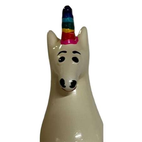 CONDOMERIE PRESERVATIVO DECORATIVO PINTADO A MANO ARCOaRIS UNICORNIO