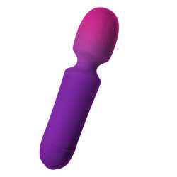 ROCKS OFF GLO GIRL VIBRADOR WAND MINI MORADO