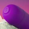 ROCKS OFF GLO GIRL VIBRADOR WAND MINI MORADO