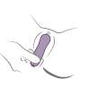 ROCKS OFF GLOW GIRL VIBE VIBRADOR G SPOT DISCRETO MORADO