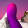 ROCKS OFF GLOW GIRL VIBE VIBRADOR G SPOT DISCRETO MORADO