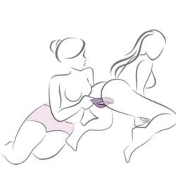 ROCKS OFF GLO GIRL VIBRADOR RABBIT MORADO