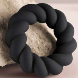 ROCKS OFF TWIST ANILLO MASTURBADOR SILICONA NEGRO