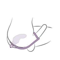 ROCKS OFF RO ZEN RRO PLUG ANAL CON ANILLO VIBRADOR PARA EL PENE NEGRO