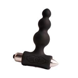ROCKS OFF PETITE SENSATIONS BUBBLES PLUG ANAL VIBRADOR NEGRO