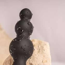 ROCKS OFF PETITE SENSATIONS BUBBLES PLUG ANAL VIBRADOR NEGRO