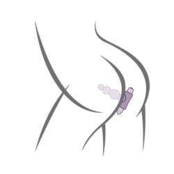 ROCKS OFF PETITE SENSATIONS BUBBLES PLUG ANAL VIBRADOR NEGRO