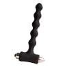 ROCKS OFF PETITE SENSATIONS PEARLS PLUG ANAL VIBRADOR NEGRO