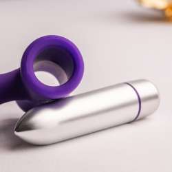 ROCKS OFF PETITE SENSATIONS TEAZER PLUG ANAL VIBRADOR MORADO