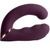 ROCKS OFF GEMINI VIBRADOR DUAL PUNTO G Y ESTIMULADOR CLaTORIS MORADO