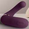 ROCKS OFF GEMINI VIBRADOR DUAL PUNTO G Y ESTIMULADOR CLaTORIS MORADO
