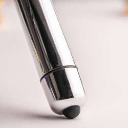 ROCKS OFF RO 80 CHROME BALA VIBRADORA PLATEADO