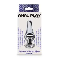 TOYJOY ANAL PLAY DIAMANTE BUM BIJOU PLUG ANAL MEDIANO