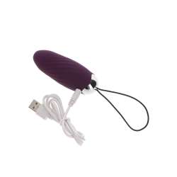 TOYJOY HAPPINESS KNOCK KNOCK EGGSTAVAGANT VIBRADOR CON CONTROL REMOTO MORADO