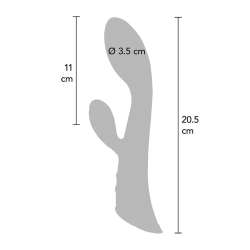 TOYJOY IVY CASSIA XTRA INTENSE VIBRADOR ESTIMULADOR CLaTORIS NEGRO