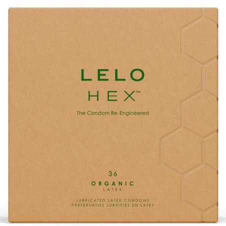 LELO HEX ORGANIC PRESERVATIVO CAJA 36 UDS
