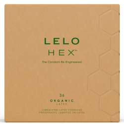 LELO HEX ORGANIC PRESERVATIVO CAJA 36 UDS