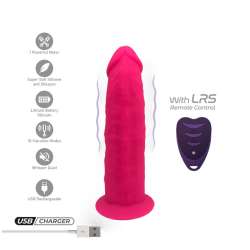 SILEXD PENE REALaSTICO MODELO 2 ROSA CONTROL REMOTO LRS 17 CM