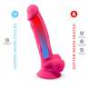 SILEXD PENE REALaSTICO MODELO 18 ROSA VIBRACIaN CONTROL REMOTO LRS