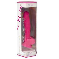 SILEXD PENE REALaSTICO MODELO 18 ROSA VIBRACIaN CONTROL REMOTO LRS