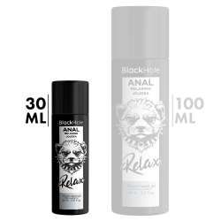 BLACK HOLE ANAL RELAXING CON JOJOBA BASE SILICONA 30 ML