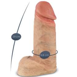 SILEXD MODELO 1 XTREME PENE REALaSTICO SILICONA PREMIUM 28 CM