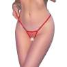 CHILIROSE CR 4856 MICRO TANGA REJILLA ROJO S M