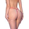 CHILIROSE CR 4856 MICRO TANGA REJILLA ROJO S M