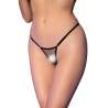 CHILIROSE CR 4856 MICRO TANGA REJILLA NEGRO S M