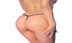 CHILIROSE CR 4856 MICRO TANGA REJILLA NEGRO L XL