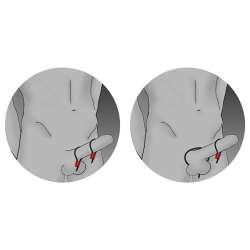 ELECTRASTIM PRESTIGE ELECTRA LOOPS ANILLOS DE PENE AJUSTABLES NEGRO