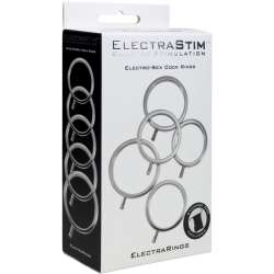 ELECTRASTIM ELECTRARINGS ANILLOS METaLICOS PARA EL PENE PACK 5