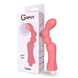 G SPOT GOHAN VIBRADOR PUNTO G LIGHT RED